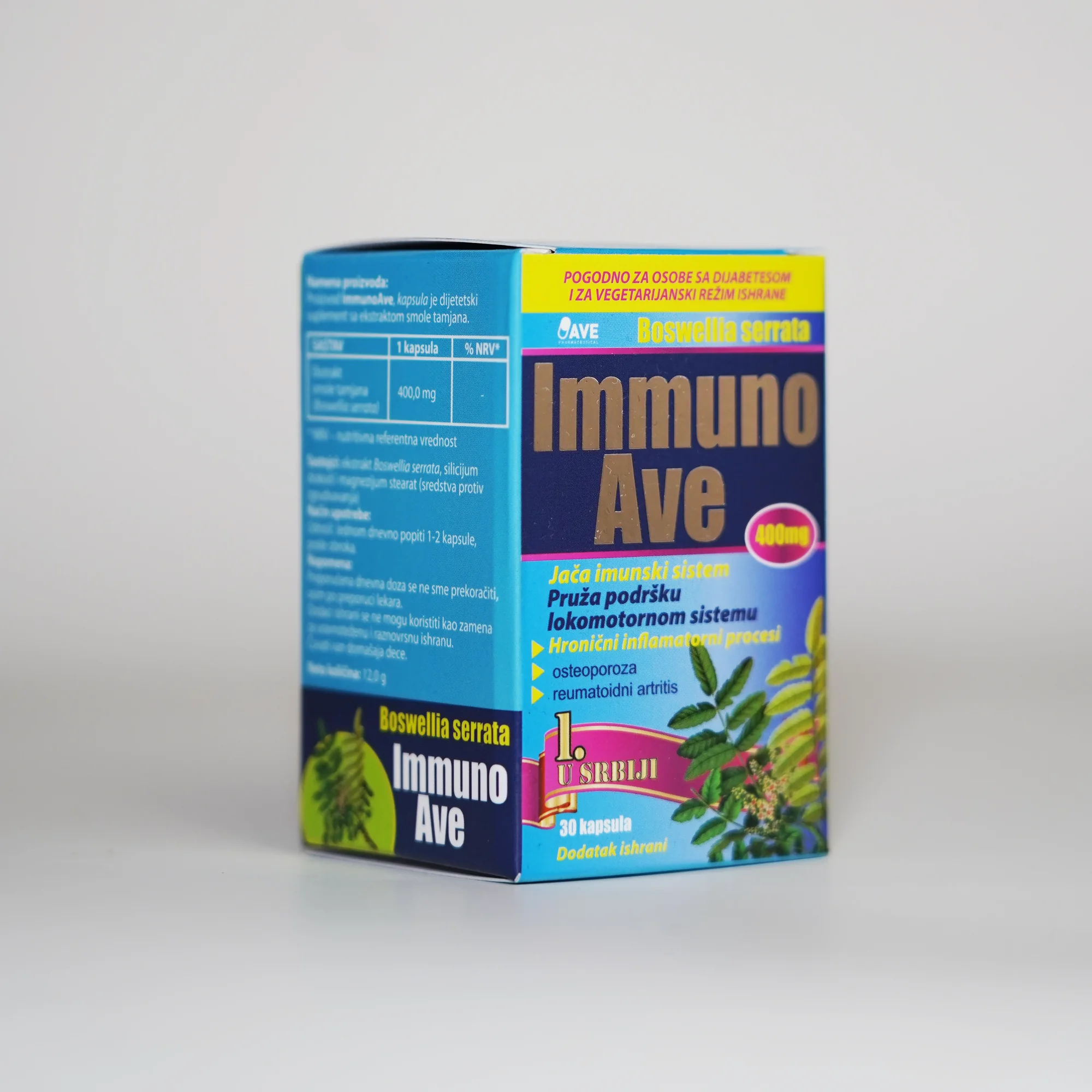 Immuno ave 30kaps * 400mg