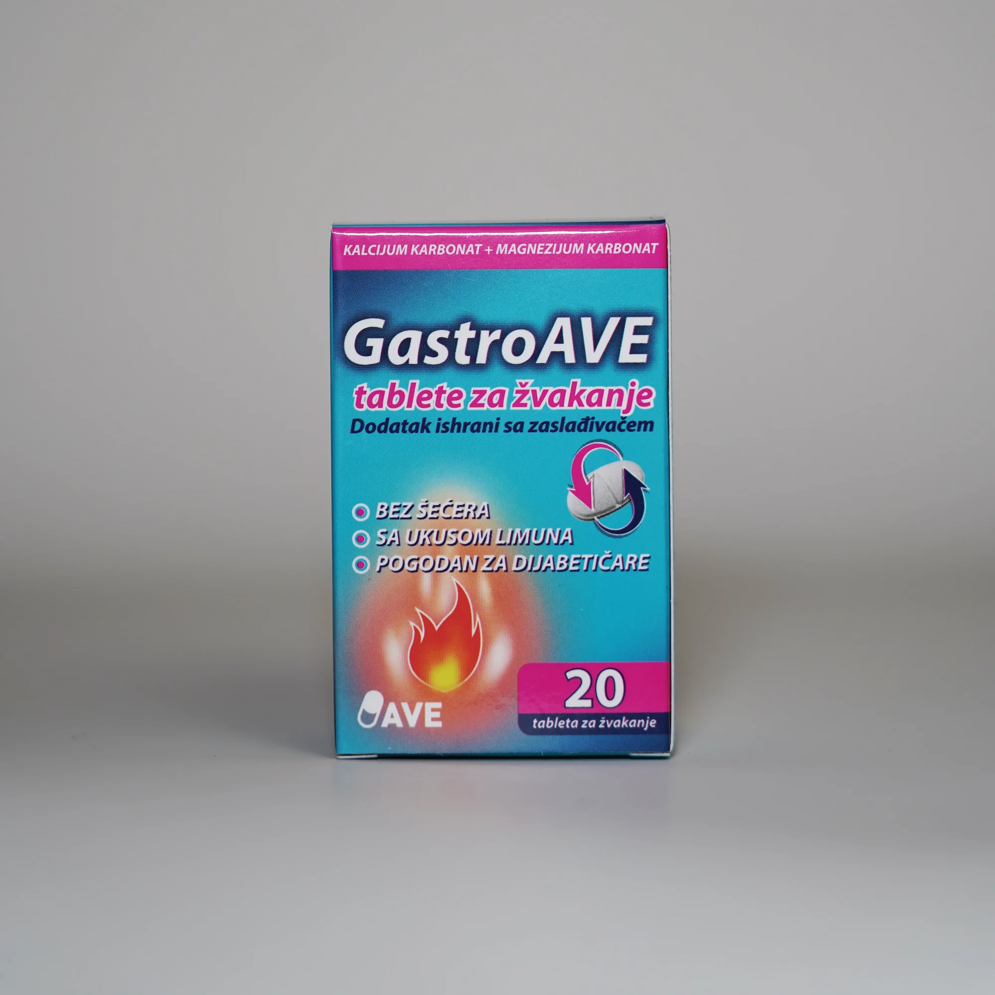 Gastroave (Ca+Mg karbonat) 20tbl