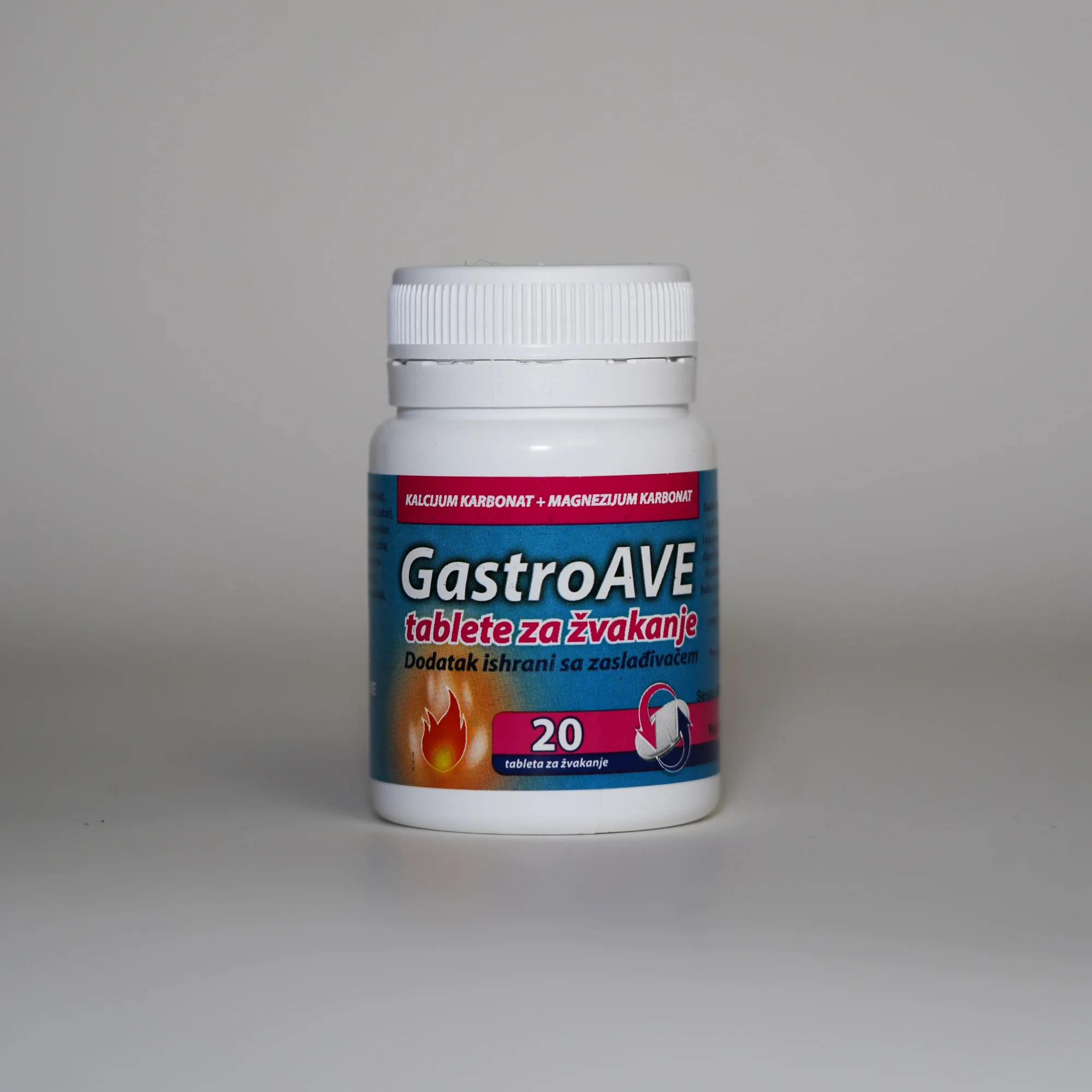 Gastroave (Ca+Mg karbonat) 20tbl
