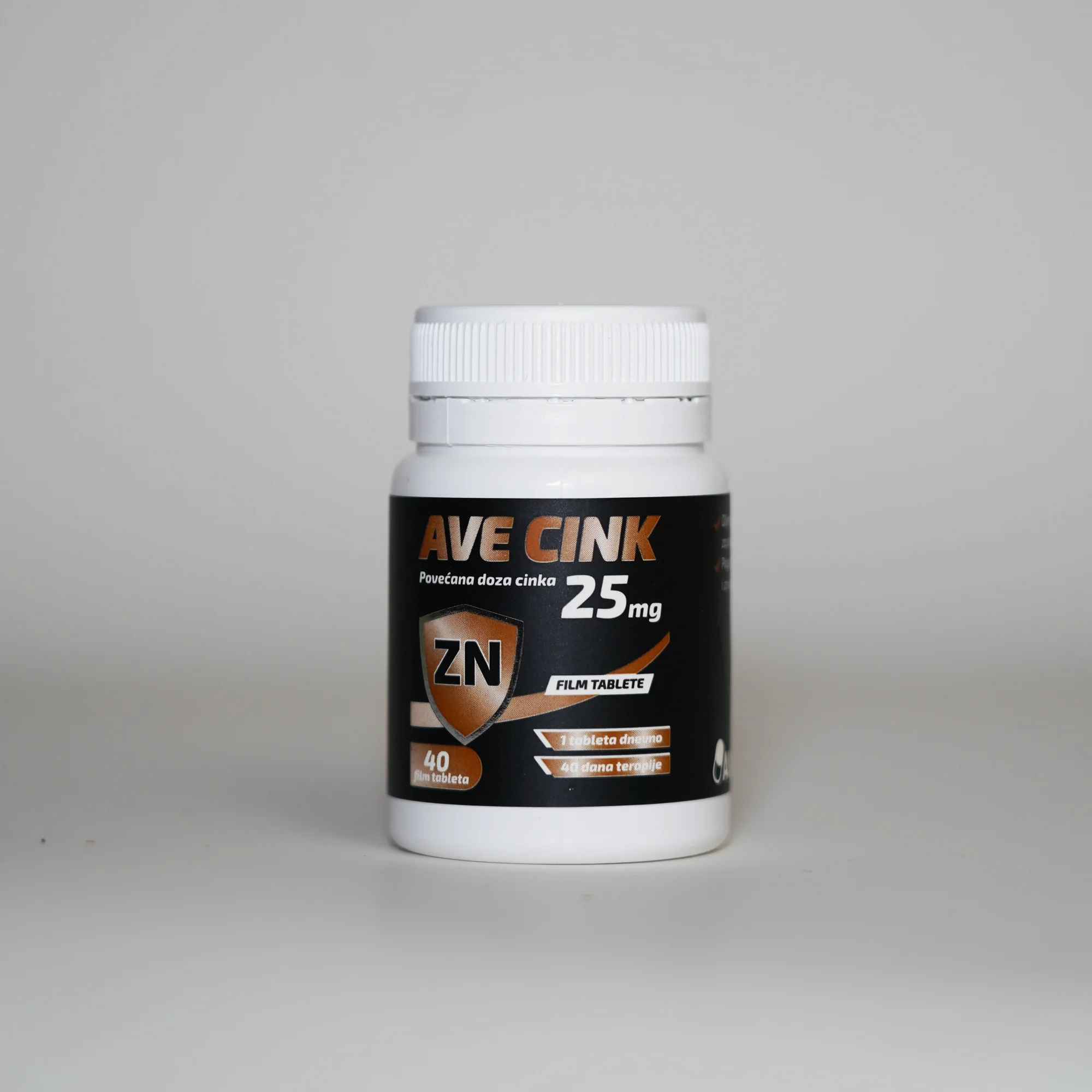 Ave Zn 25mg (40 tbl)