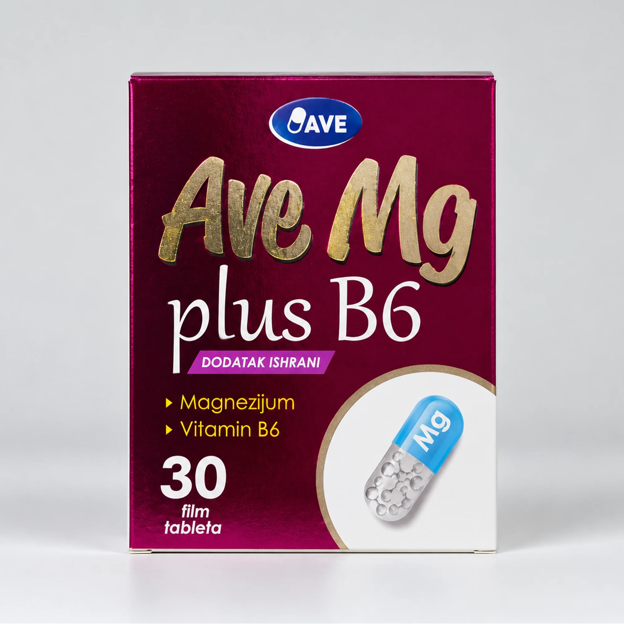 Ave Mg plus B6 30tbl