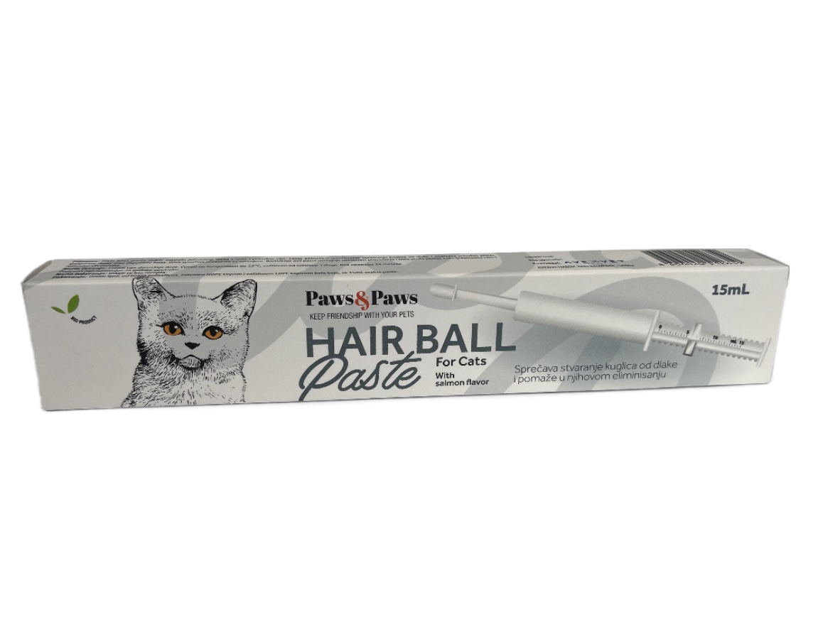 Hair ball paste
