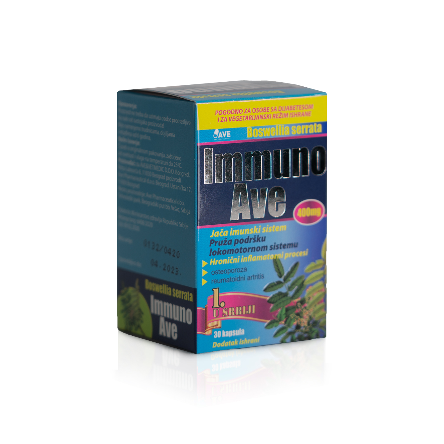 Immuno ave 30kaps * 400mg - Slika 3