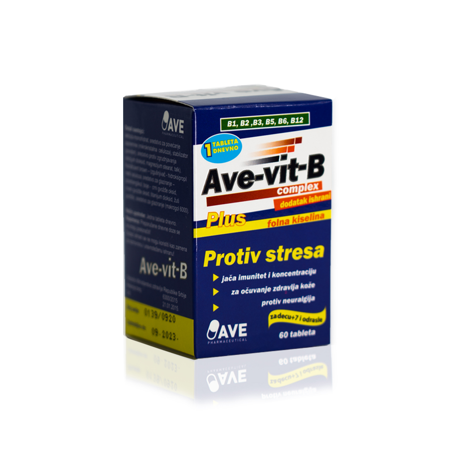 Avevit b complex, tbl 60 kom - Slika 3